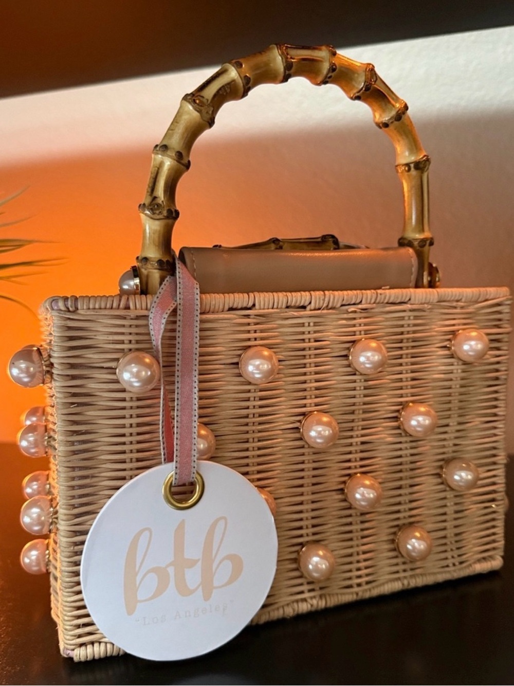 BTB Los Angeles Rattan Chloe bag - New